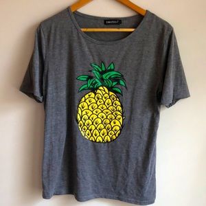 Women's Top with Pineapple
